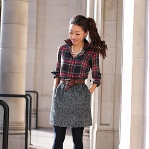 J. Crew factory tartan plaid button down